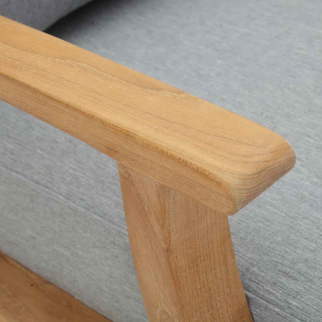 Melba Outdoor Teak Armchair