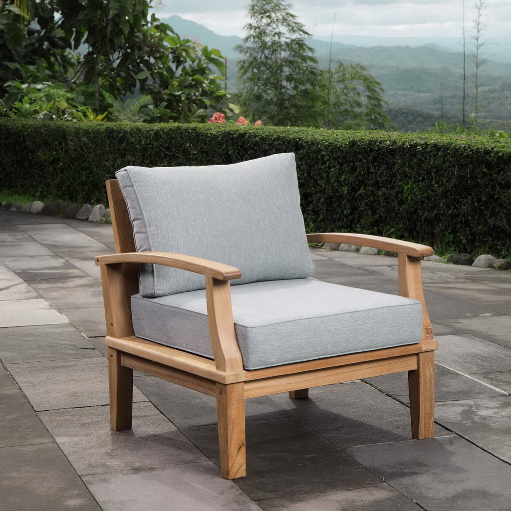 Melba Outdoor Teak Armchair