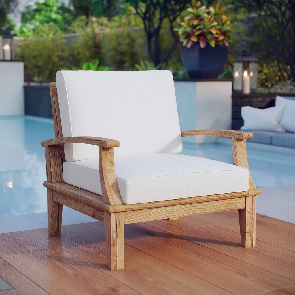 Melba Outdoor Teak Armchair