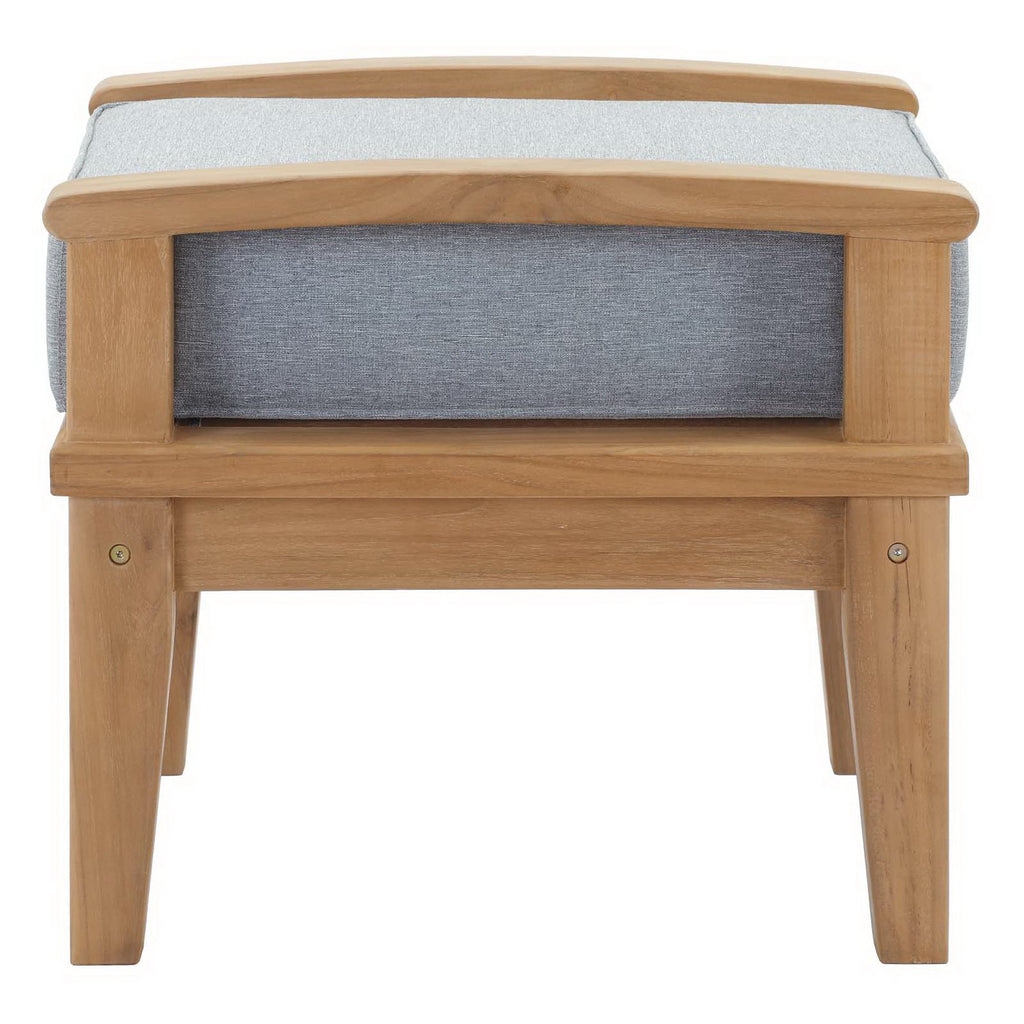 Melba Outdoor Teak Ottoman