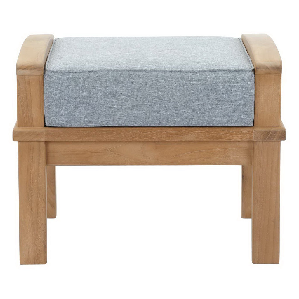 Melba Outdoor Teak Ottoman