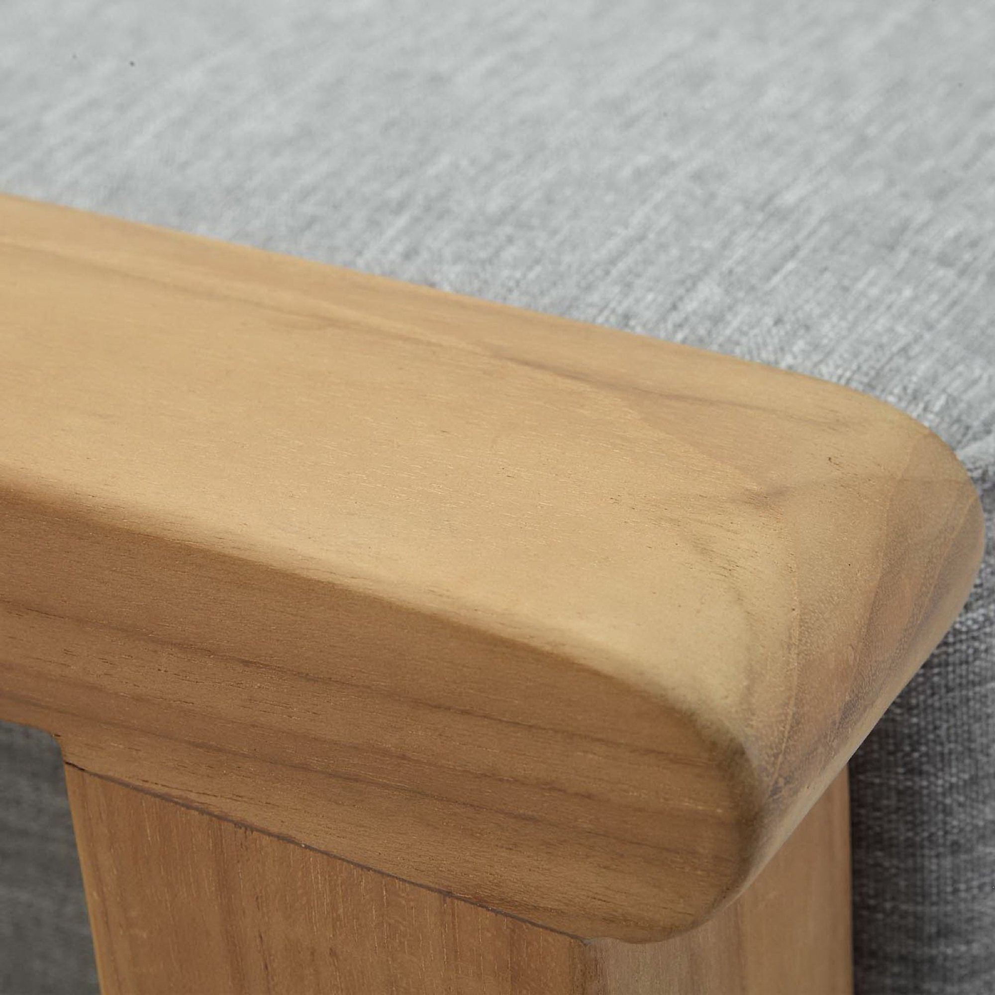 Melba Outdoor Teak Ottoman