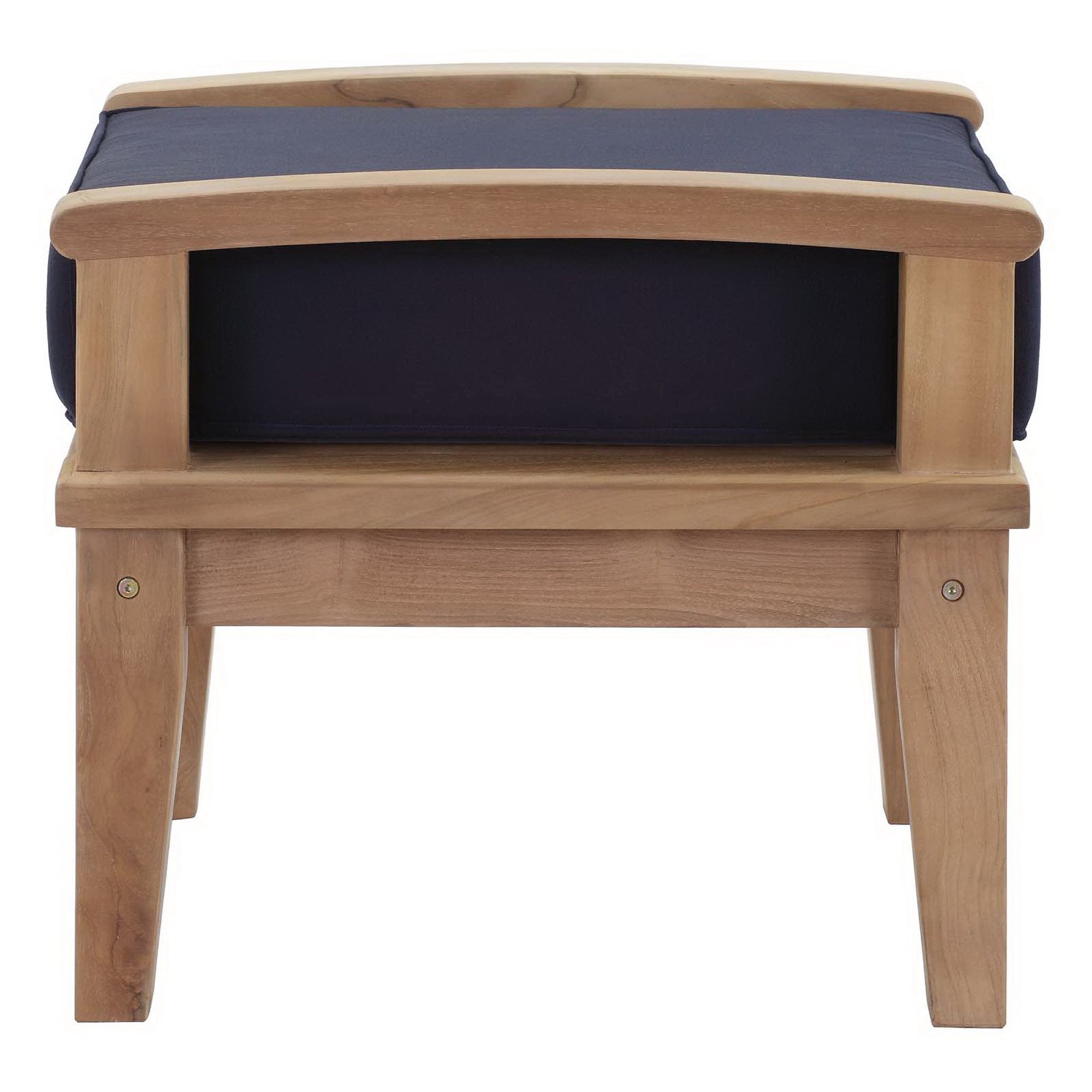 Melba Outdoor Teak Ottoman