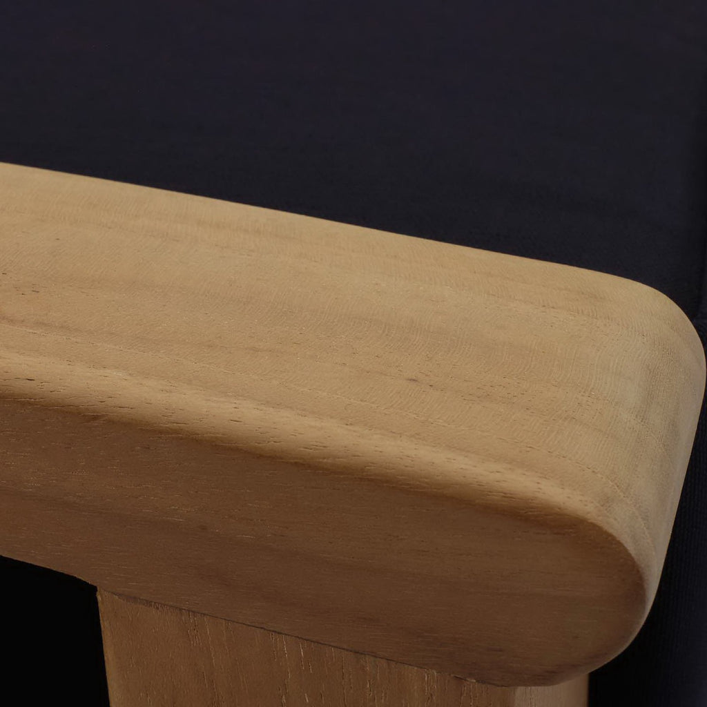 Melba Outdoor Teak Ottoman