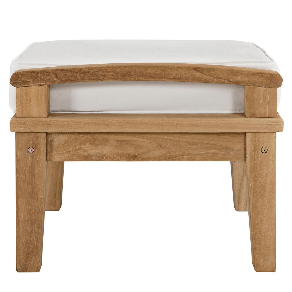 Melba Outdoor Teak Ottoman