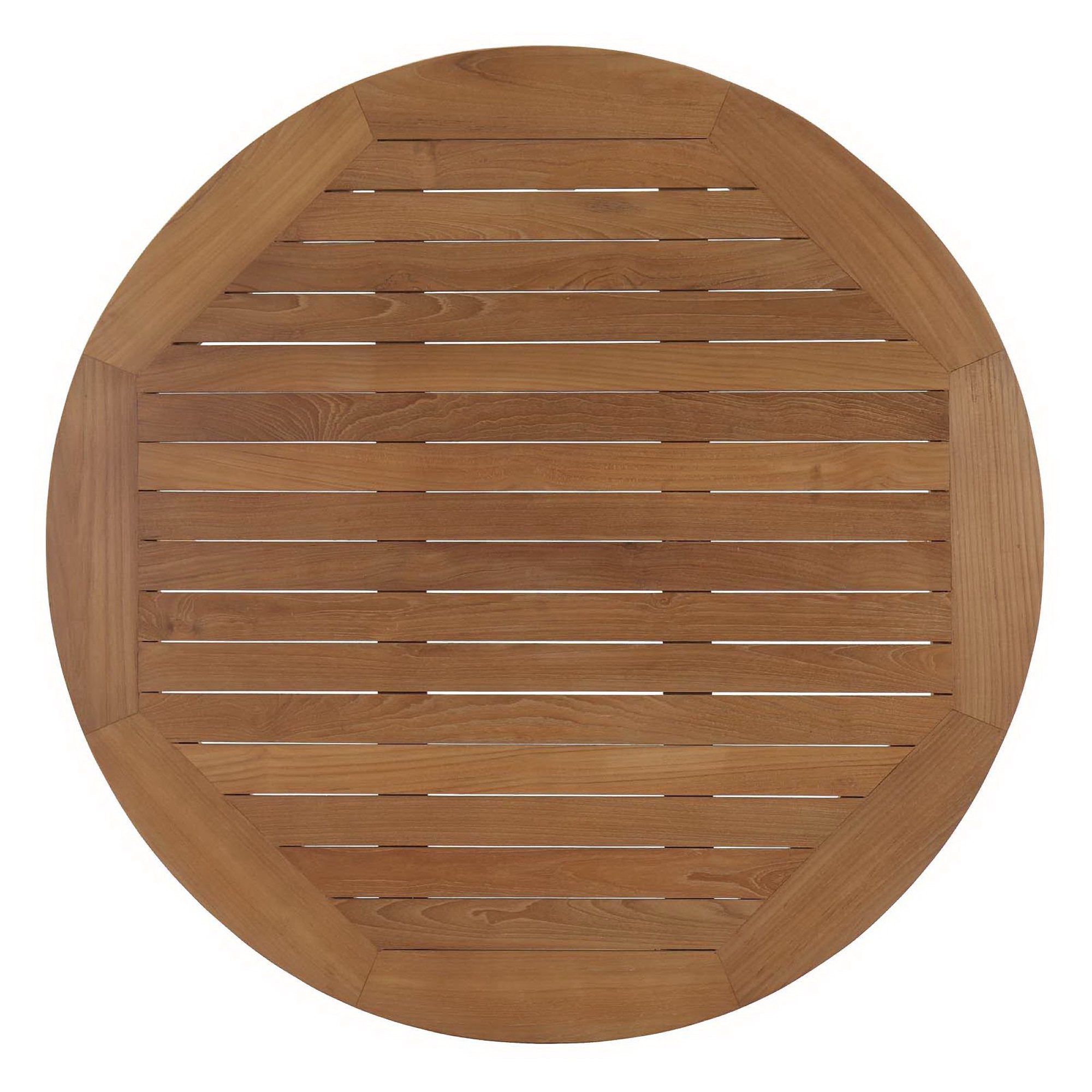 Melba Outdoor Teak Round Coffee Table