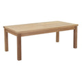 Melba Outdoor Teak Rectangle Coffee Table