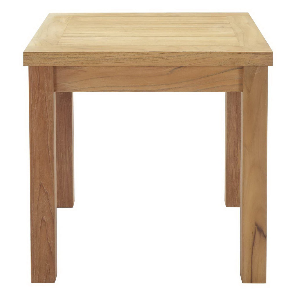 Melba Outdoor Teak Side Table