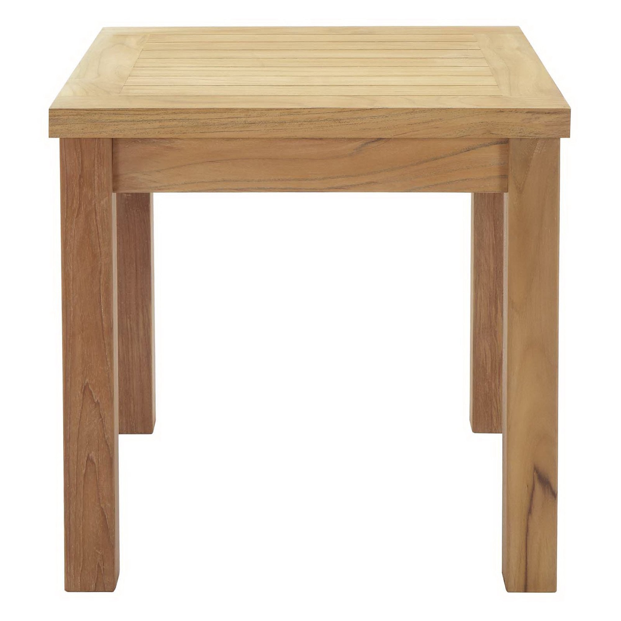 Melba Outdoor Teak Side Table