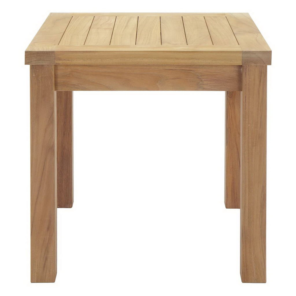 Melba Outdoor Teak Side Table