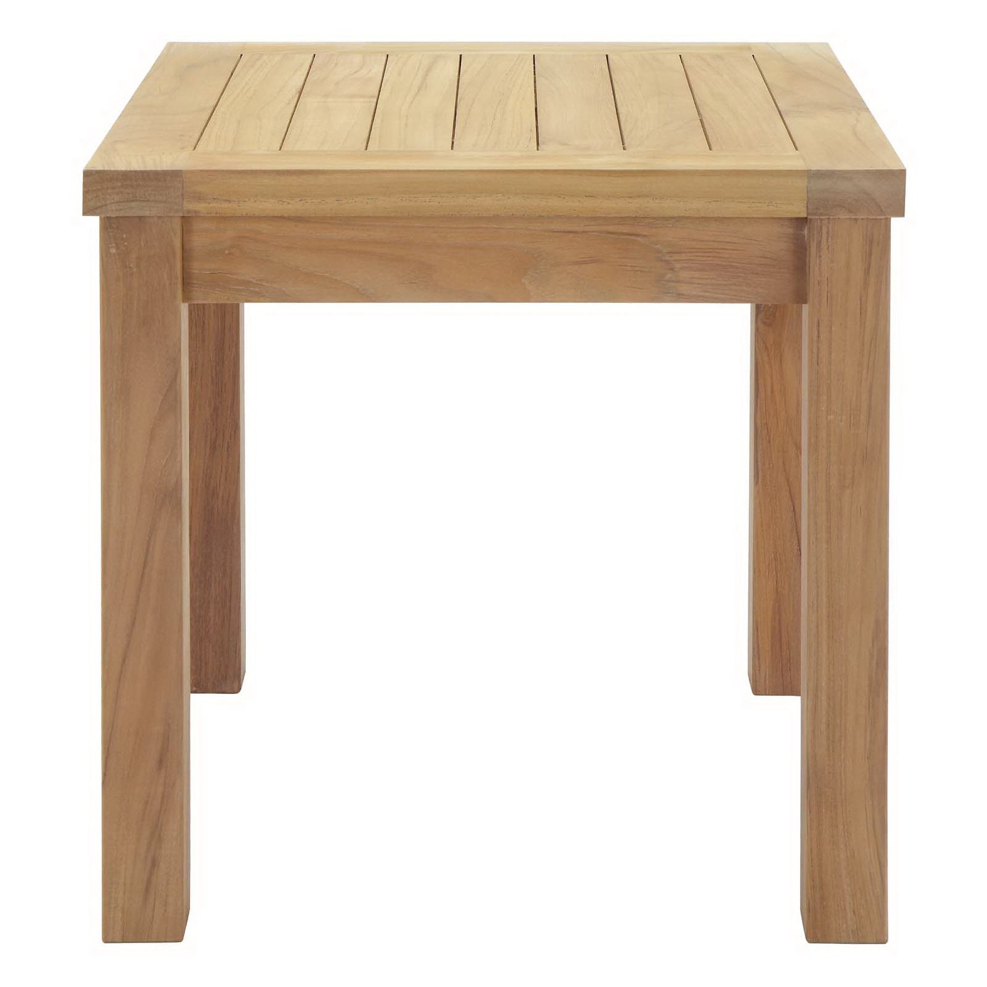 Melba Outdoor Teak Side Table
