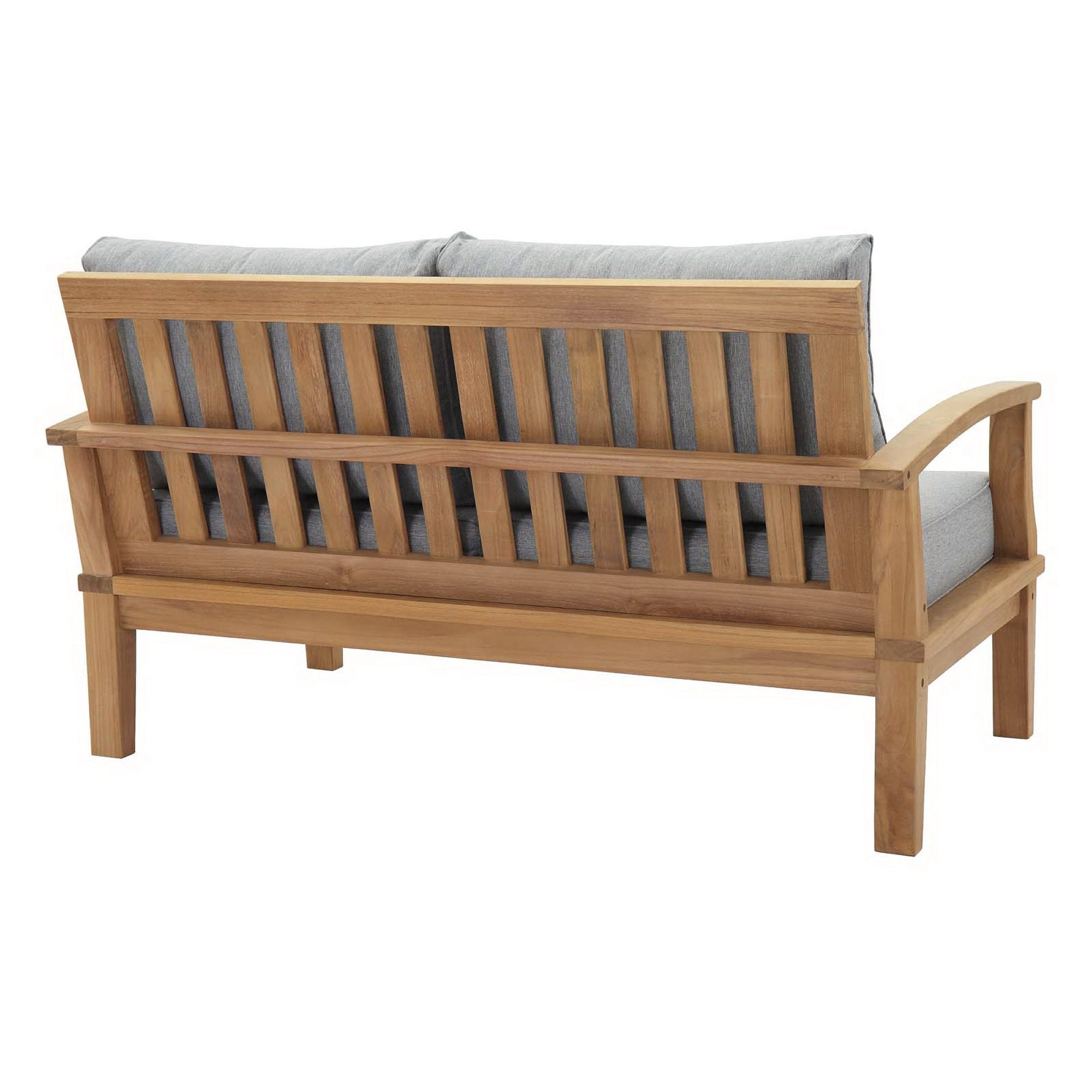Melba 3 Piece Outdoor Teak Set- 2 Chairs and Loveseat