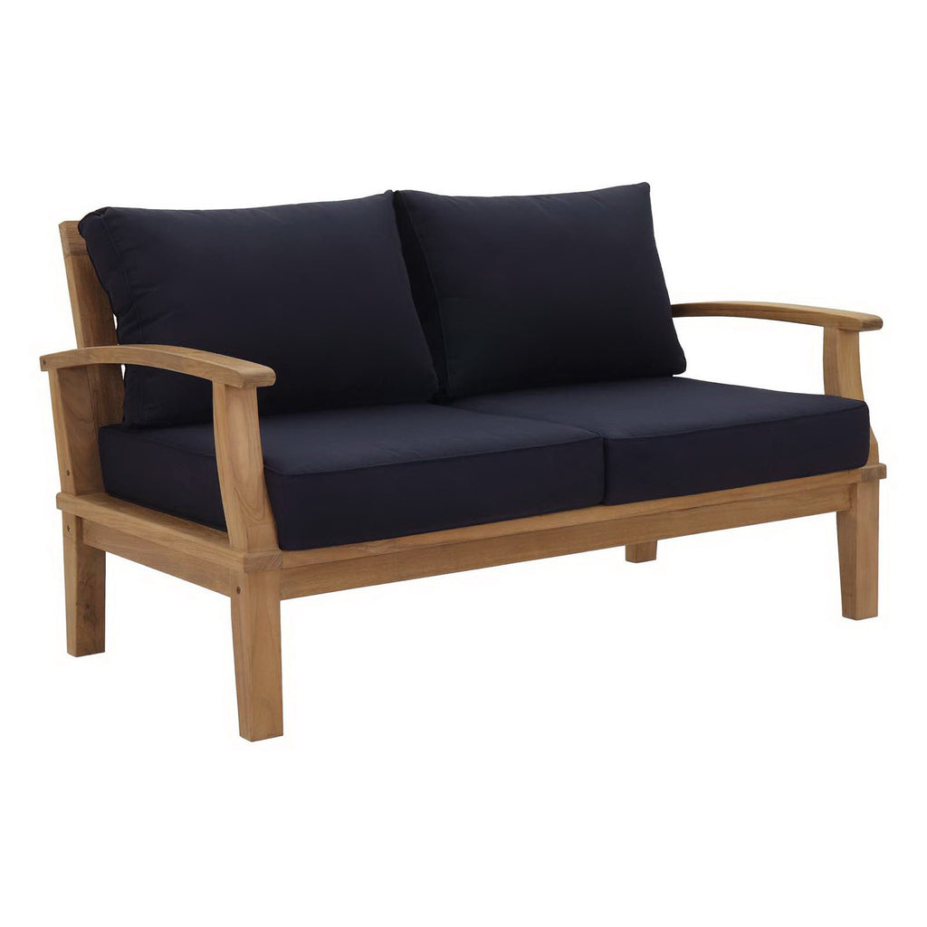 Melba 3 Piece Outdoor Teak Set- 2 Chairs and Loveseat