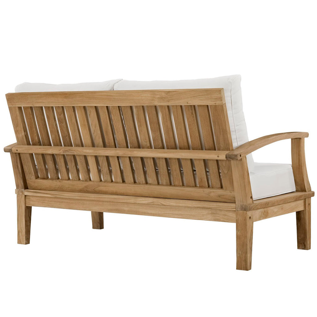 Melba 3 Piece Outdoor Teak Set- 2 Chairs and Loveseat