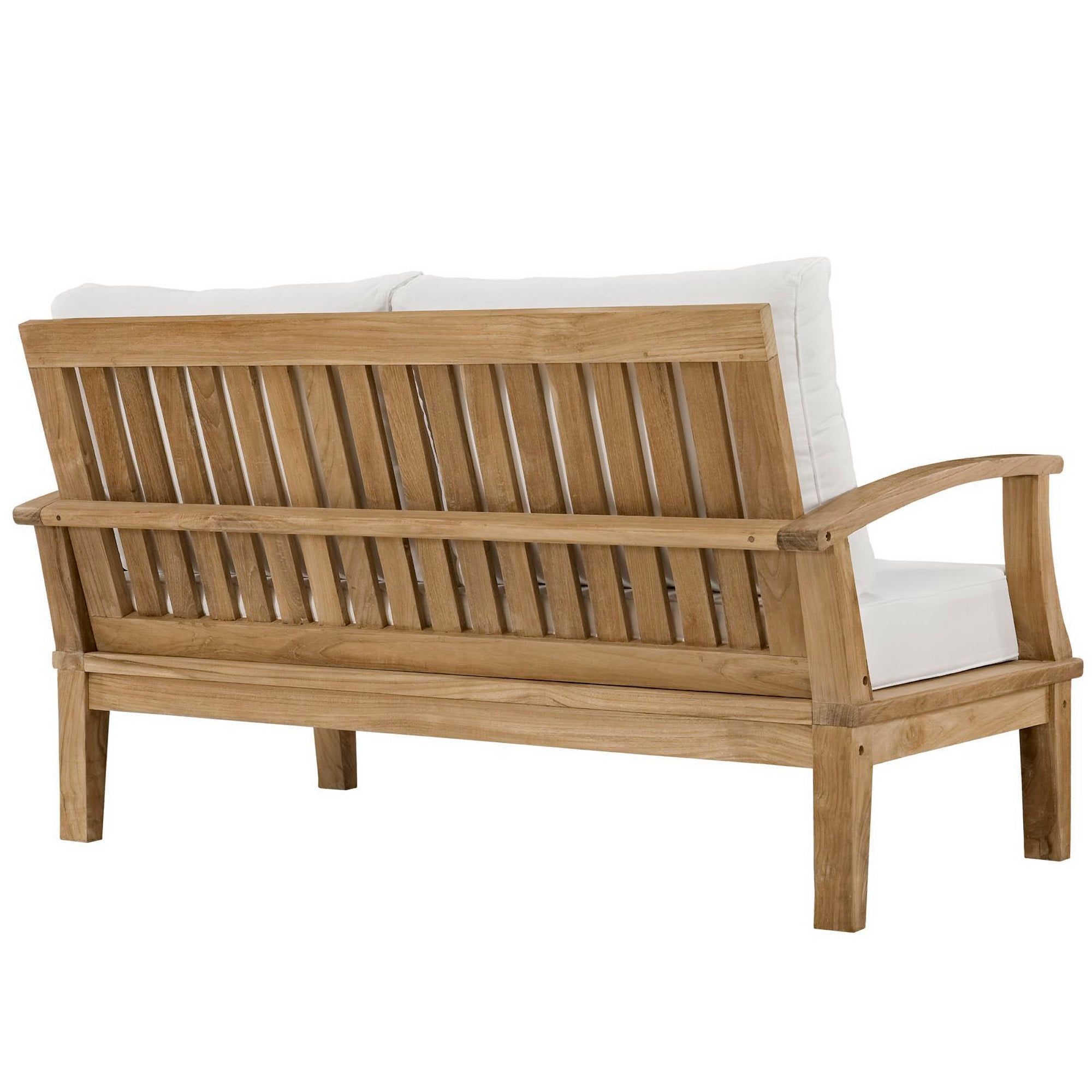 Melba 3 Piece Outdoor Teak Set- 2 Chairs and Loveseat