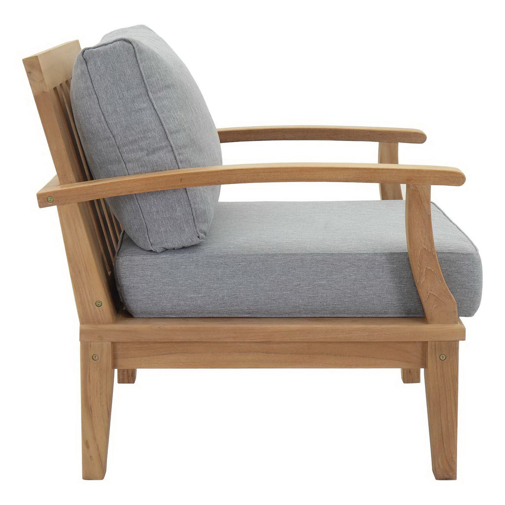 Melba 3 Piece Outdoor Teak Set- 2 Chairs and Round Coffee Table