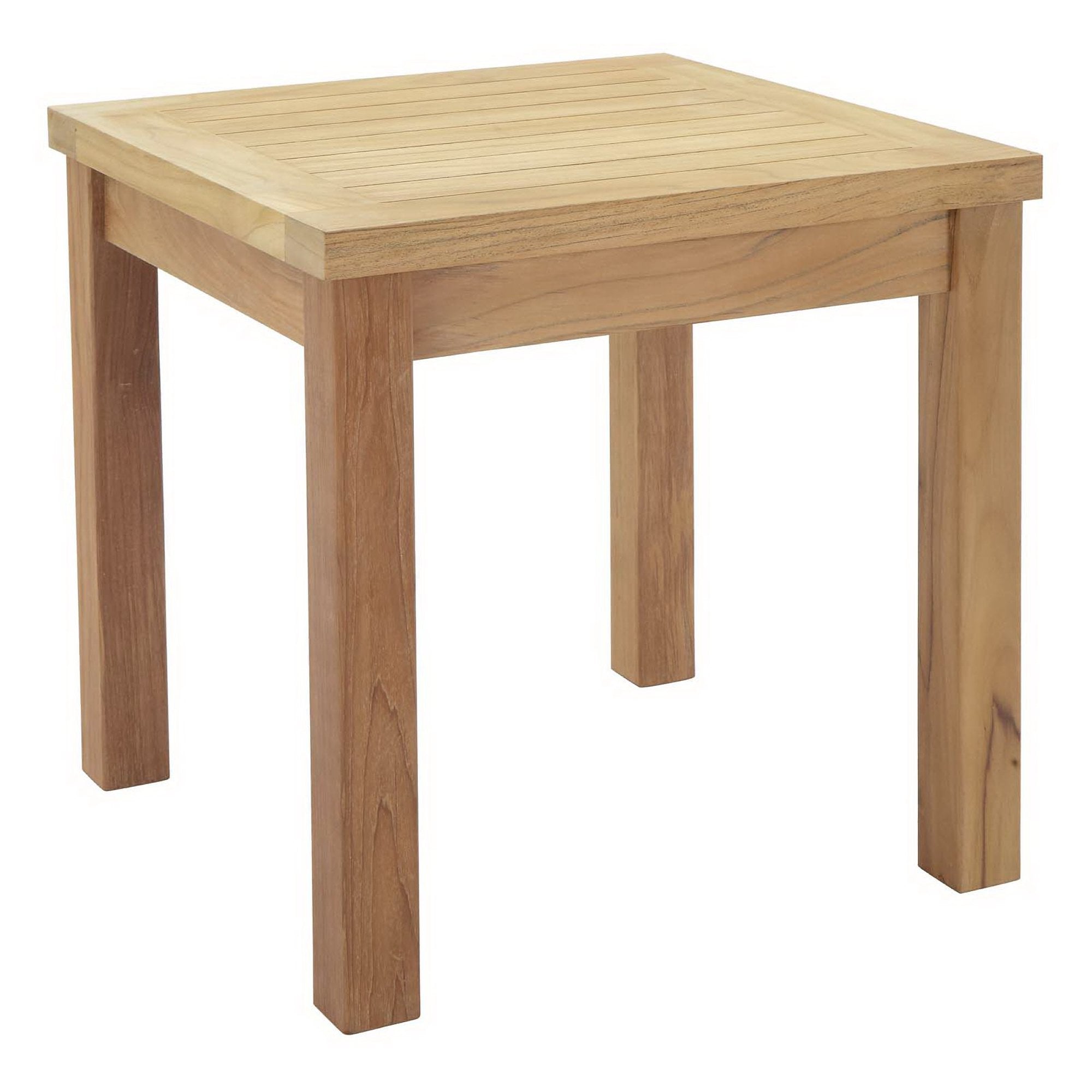 Melba 3 Piece Outdoor Teak Set 2 Chairs and Side Table