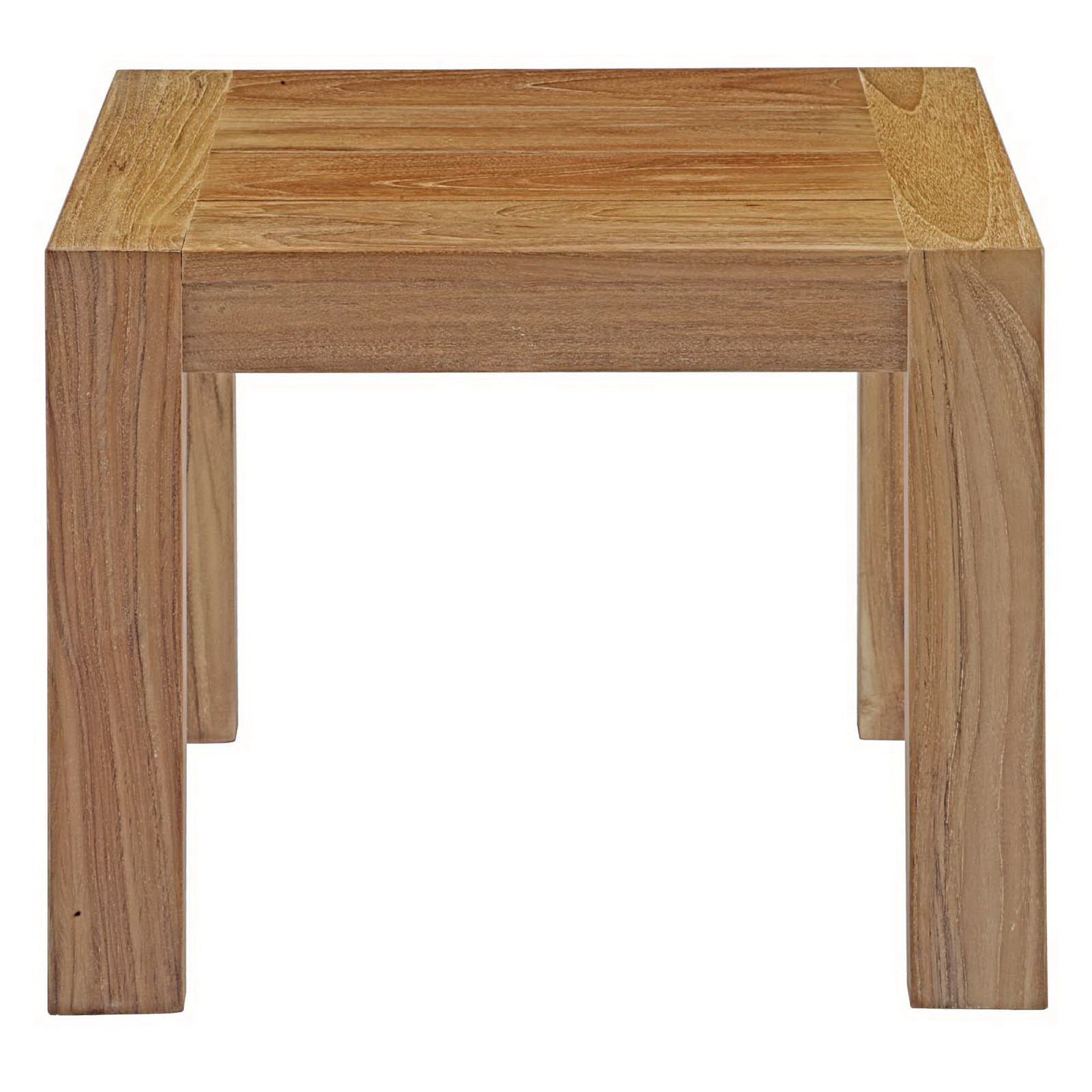 Euland Outdoor Wood Side Table