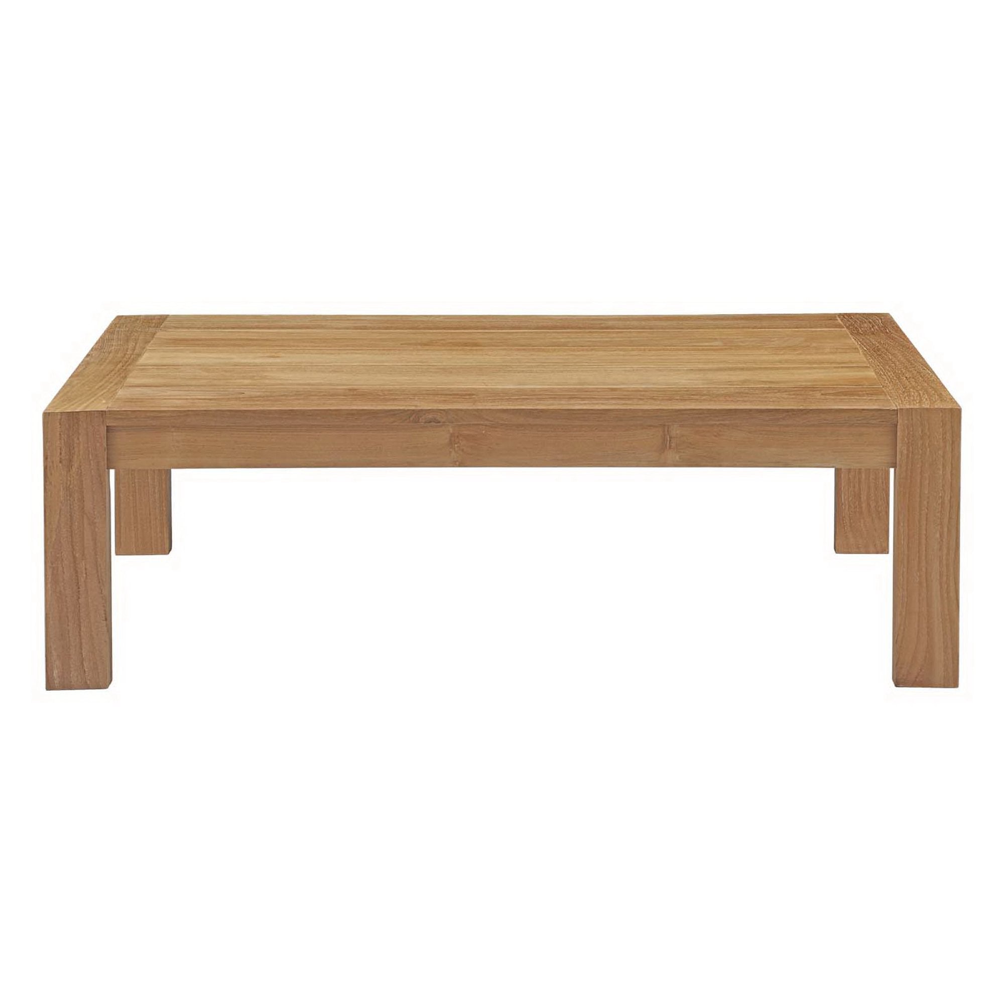 Euland Outdoor Wood Coffee Table