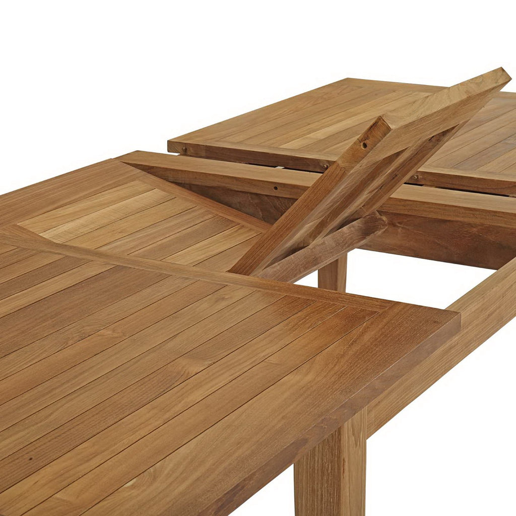 Melba Extendable Outdoor Teak Dining Table