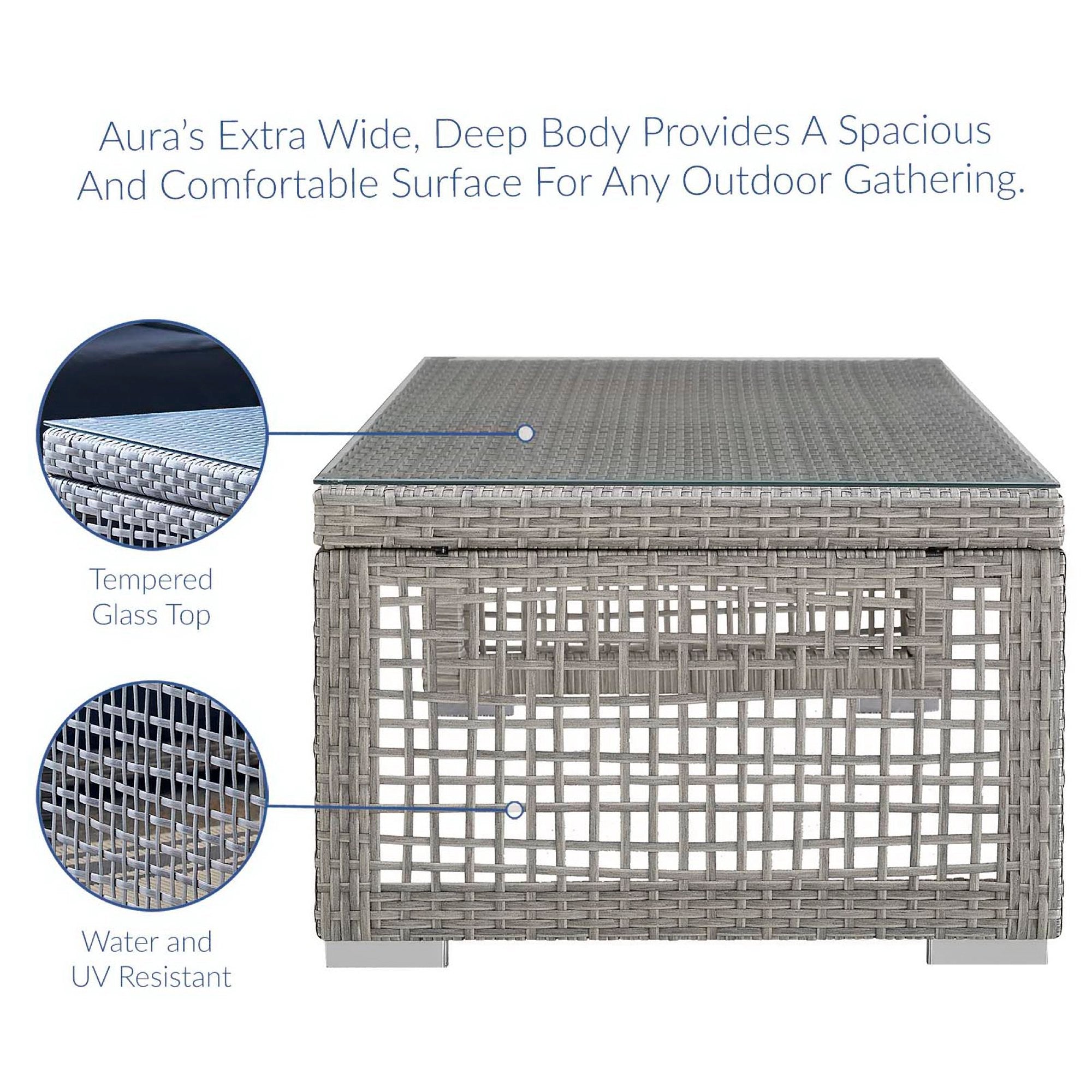 Acres Rattan Outdoor Coffee Table