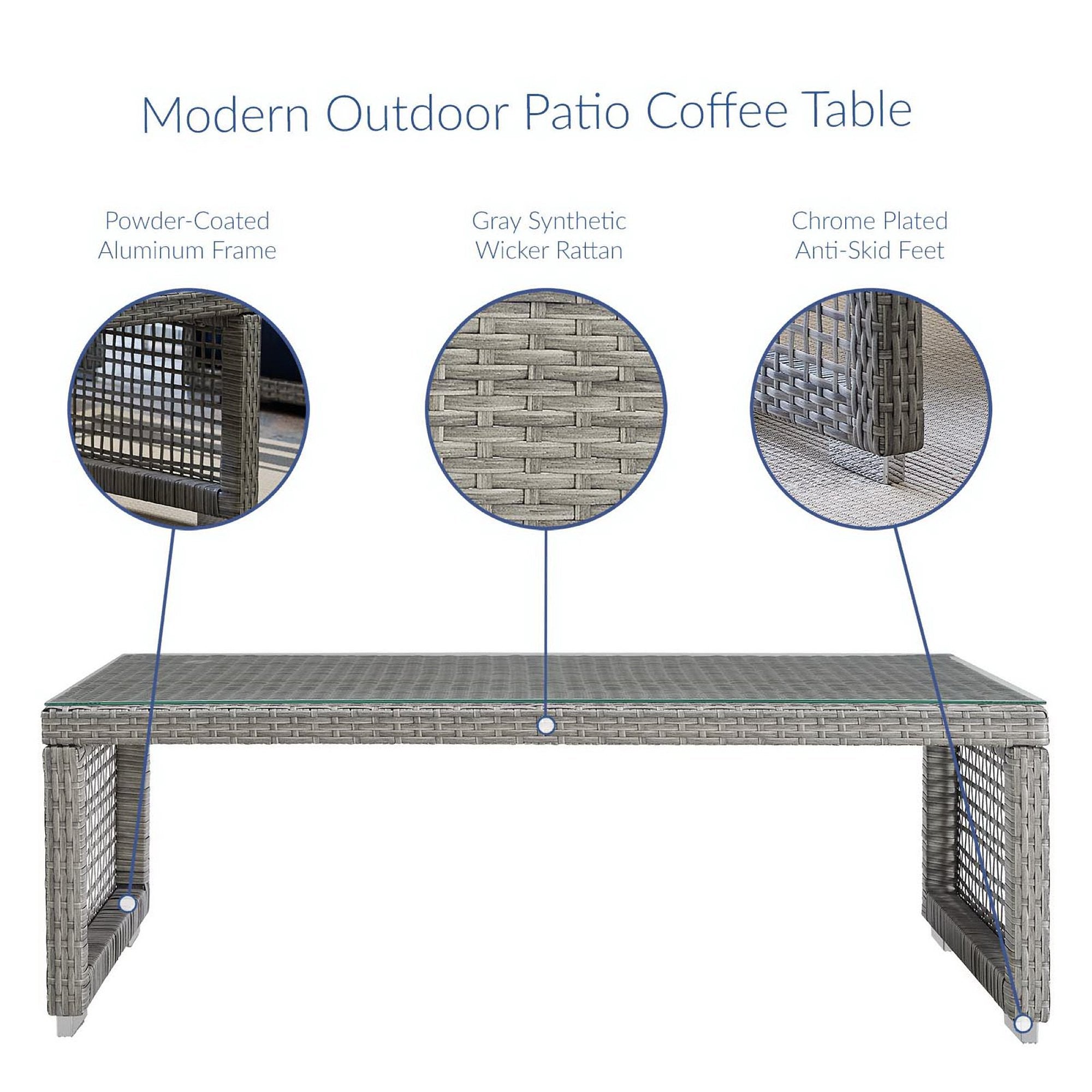 Acres Rattan Outdoor Coffee Table