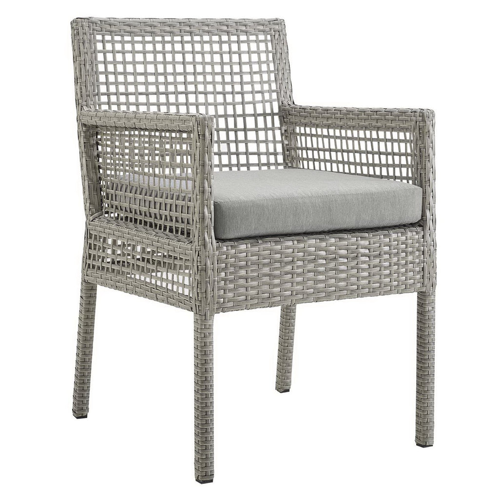 Acres Outdoor Wicker Rattan Dining Armchair