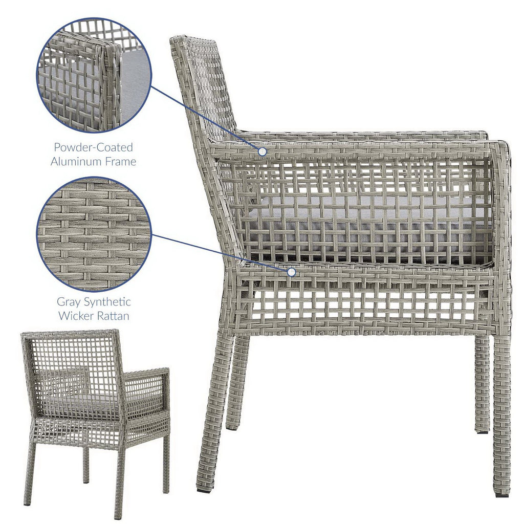 Acres 7 Piece Outdoor Wicker Rattan Dining Set