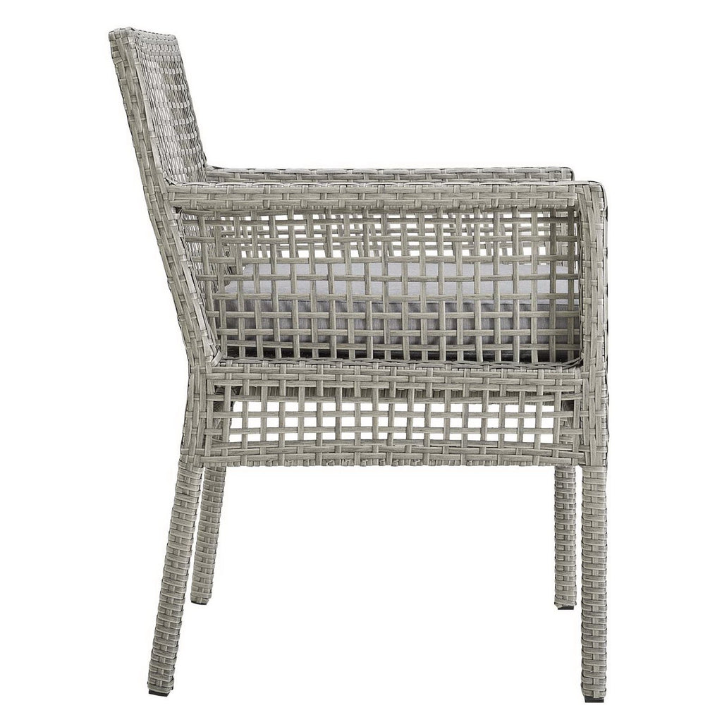 Acres Outdoor Wicker Rattan Dining Armchair