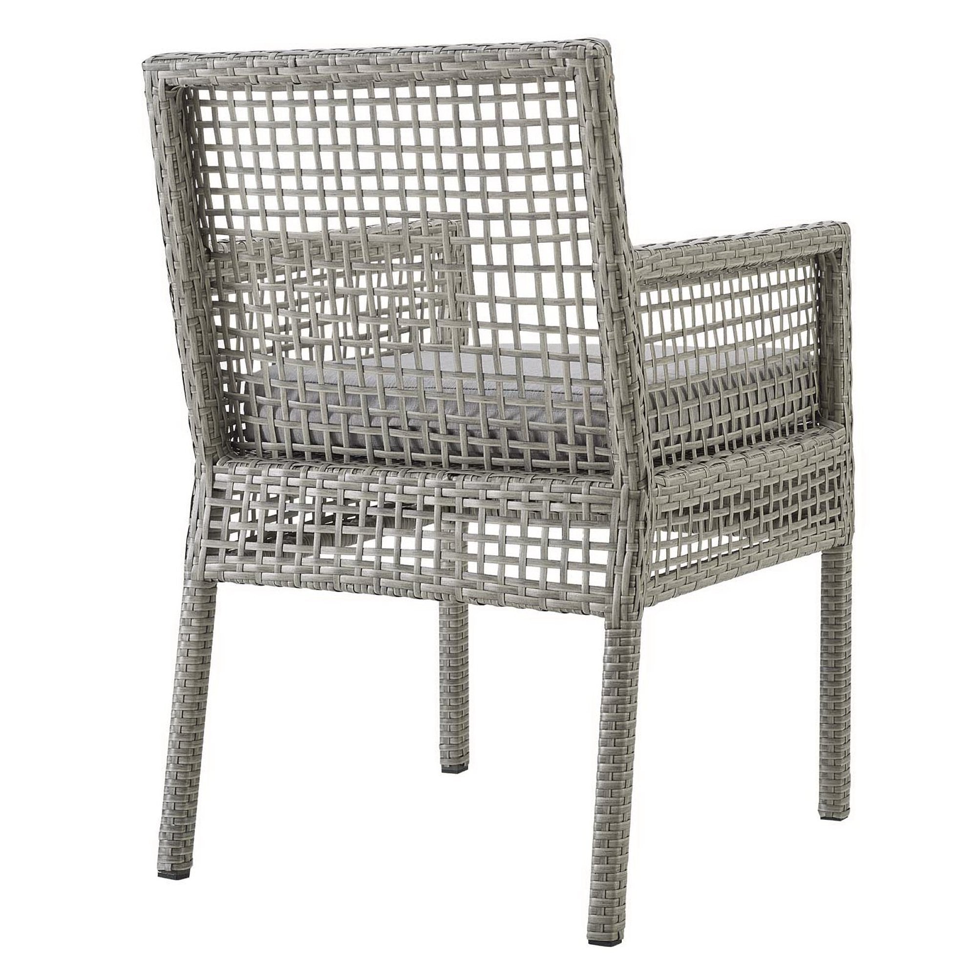 Acres Outdoor Wicker Rattan Dining Armchair