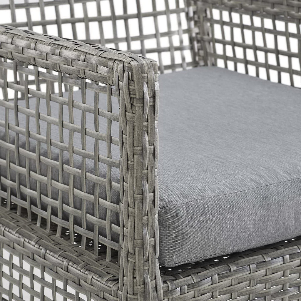 Acres Outdoor Wicker Rattan Dining Armchair
