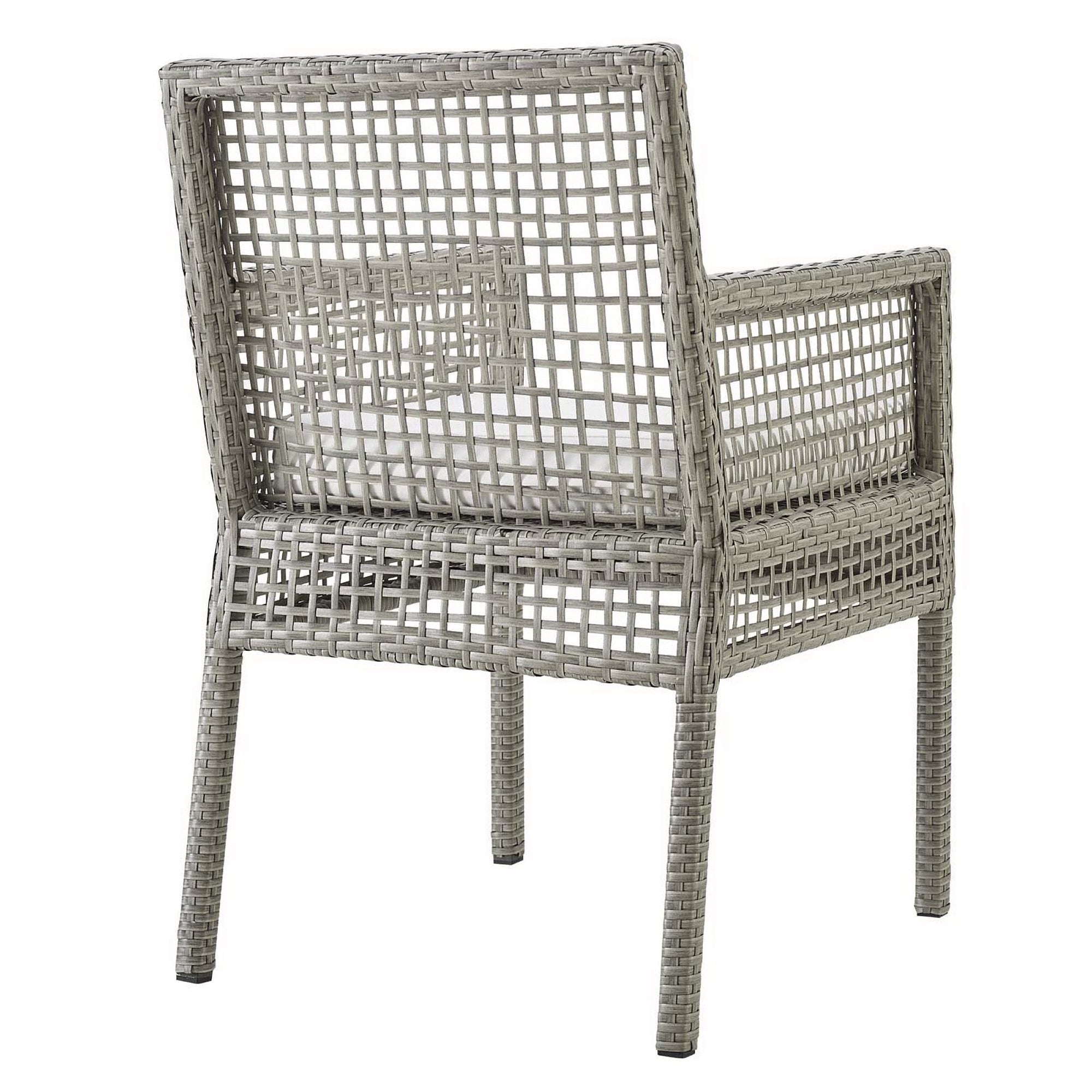Acres Outdoor Wicker Rattan Dining Armchair