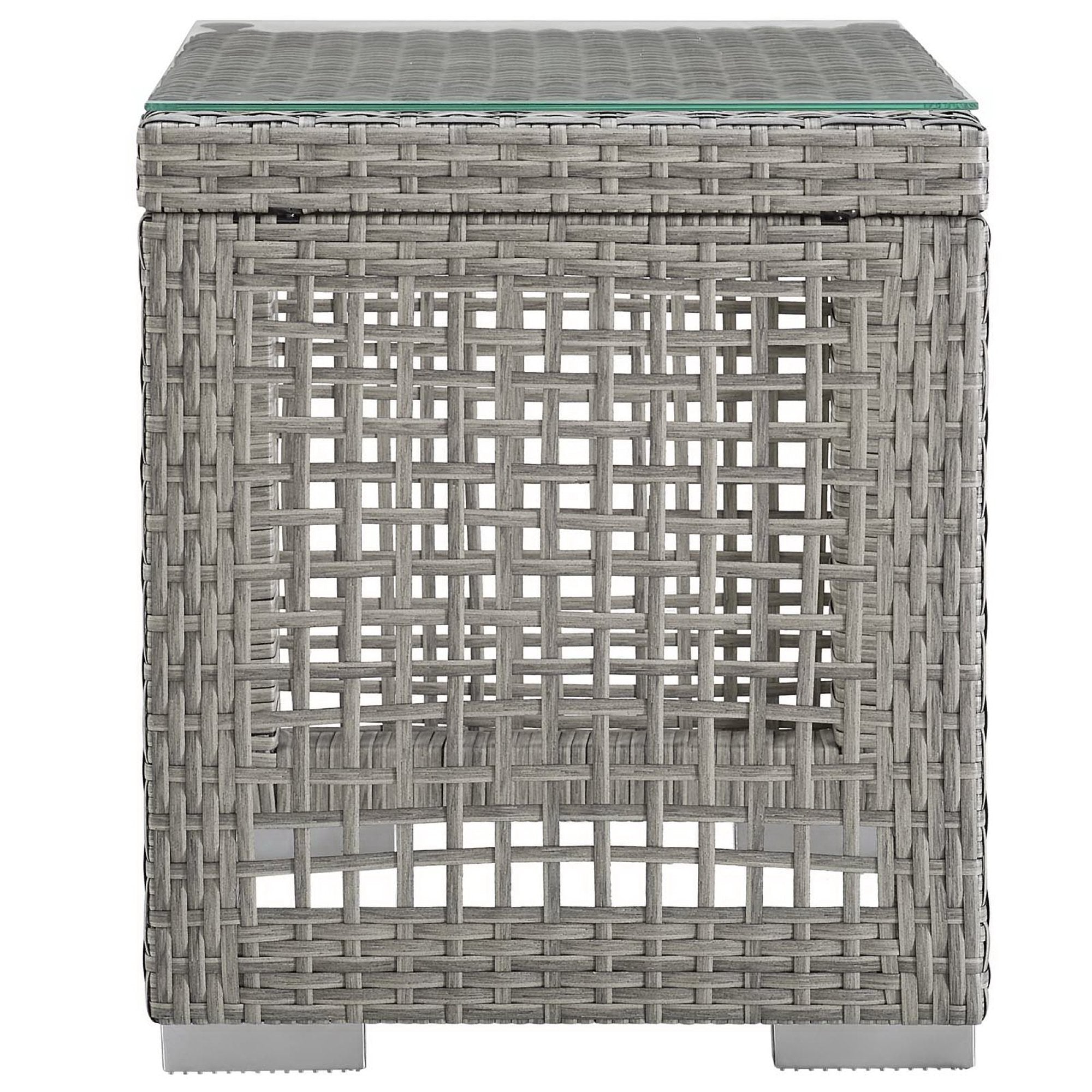Acres Outdoor Wicker Rattan Side Table