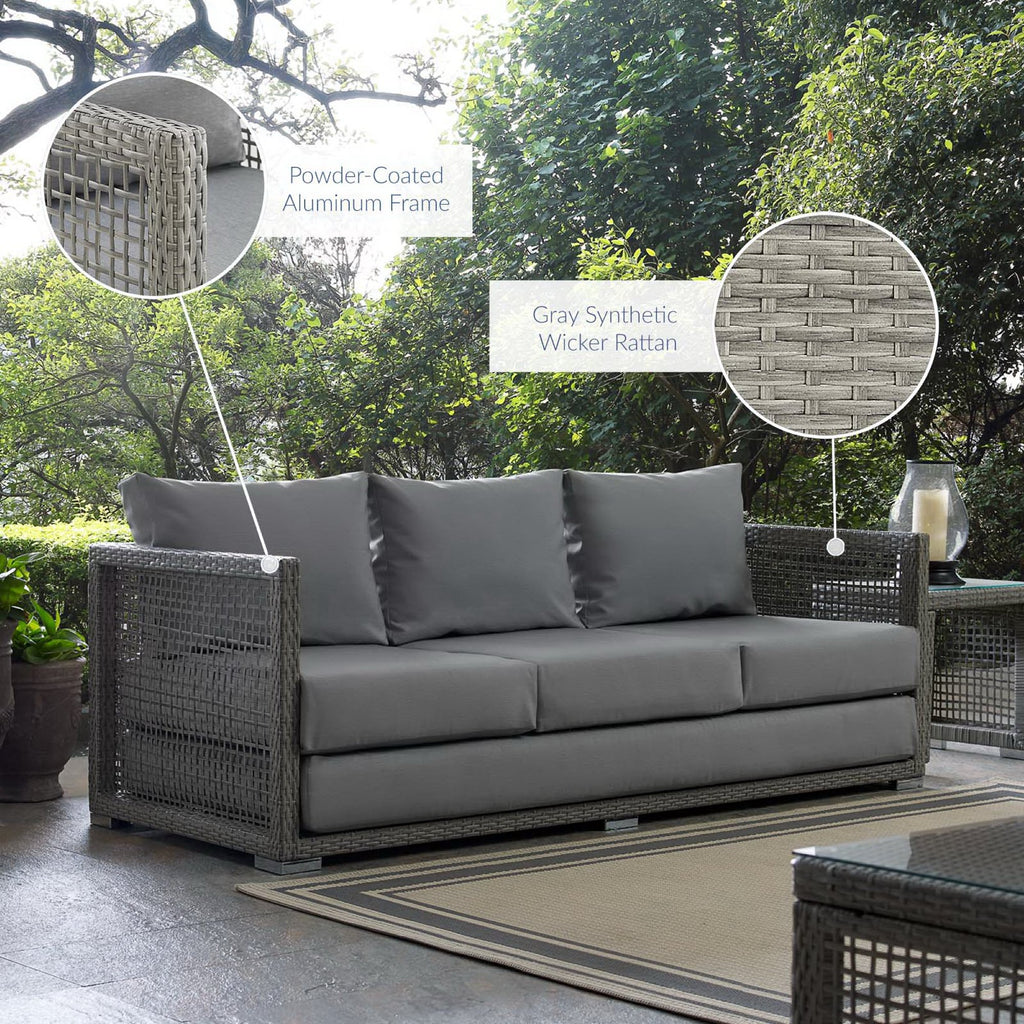 Acres Wicker Rattan Sofa