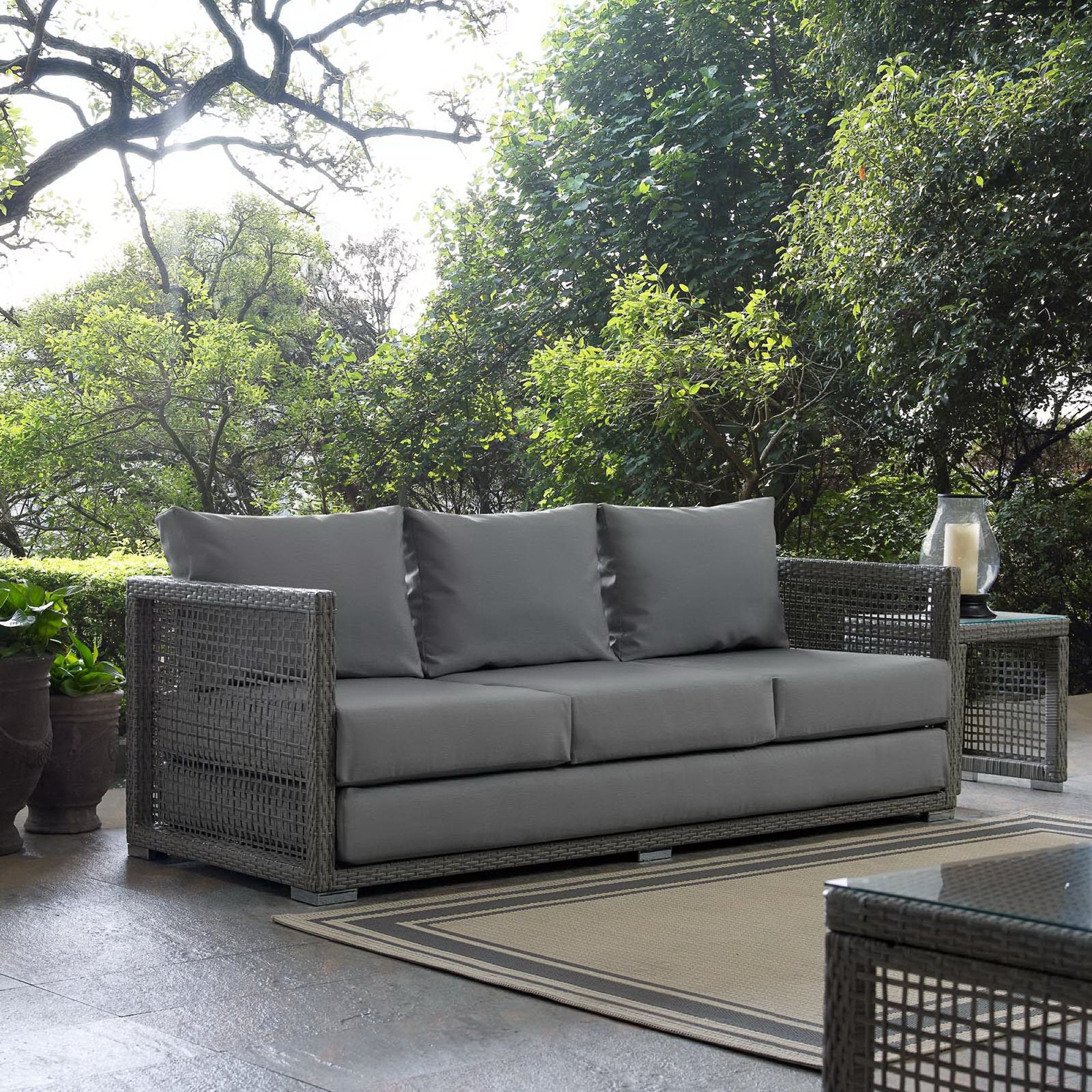Acres Wicker Rattan Sofa