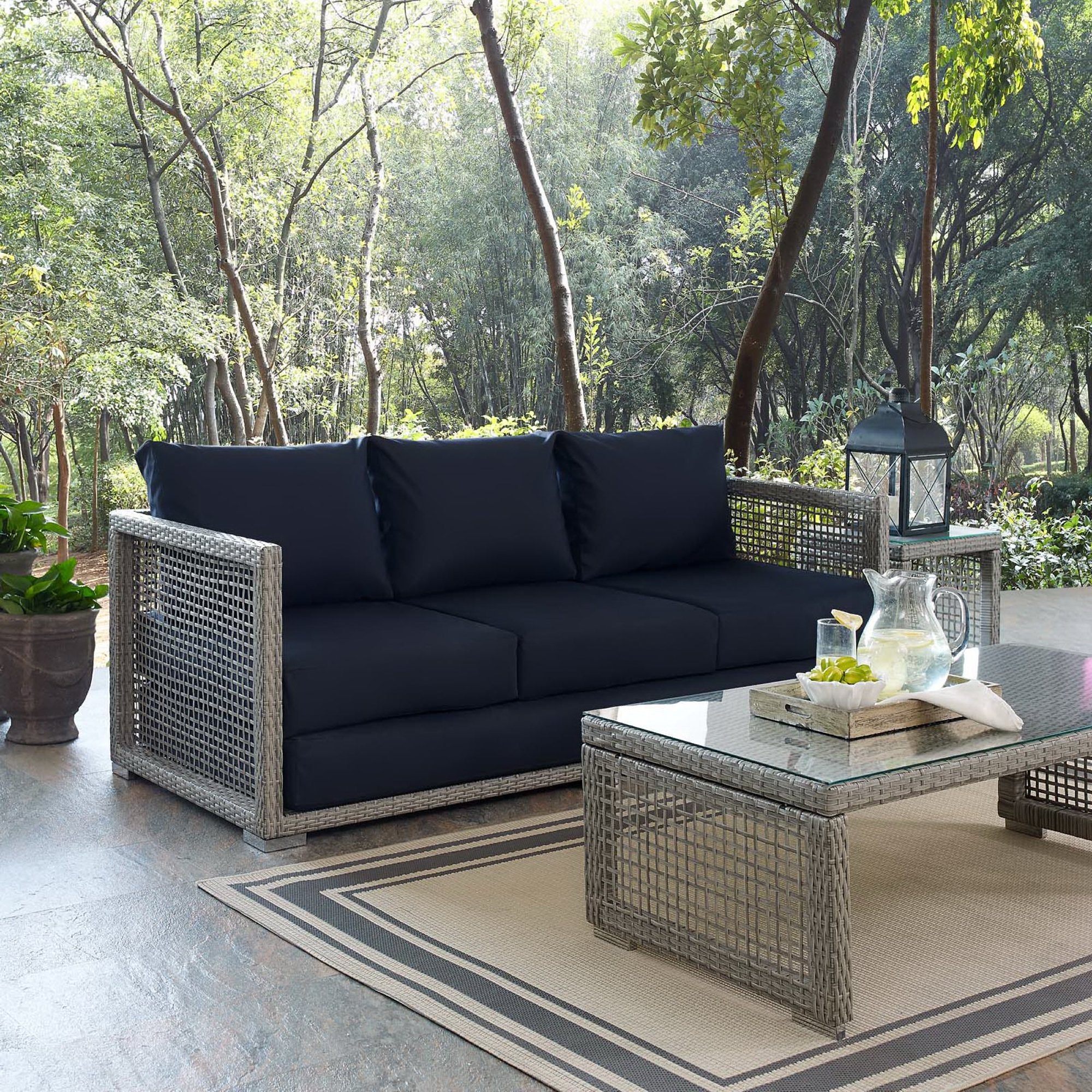 Acres Wicker Rattan Sofa