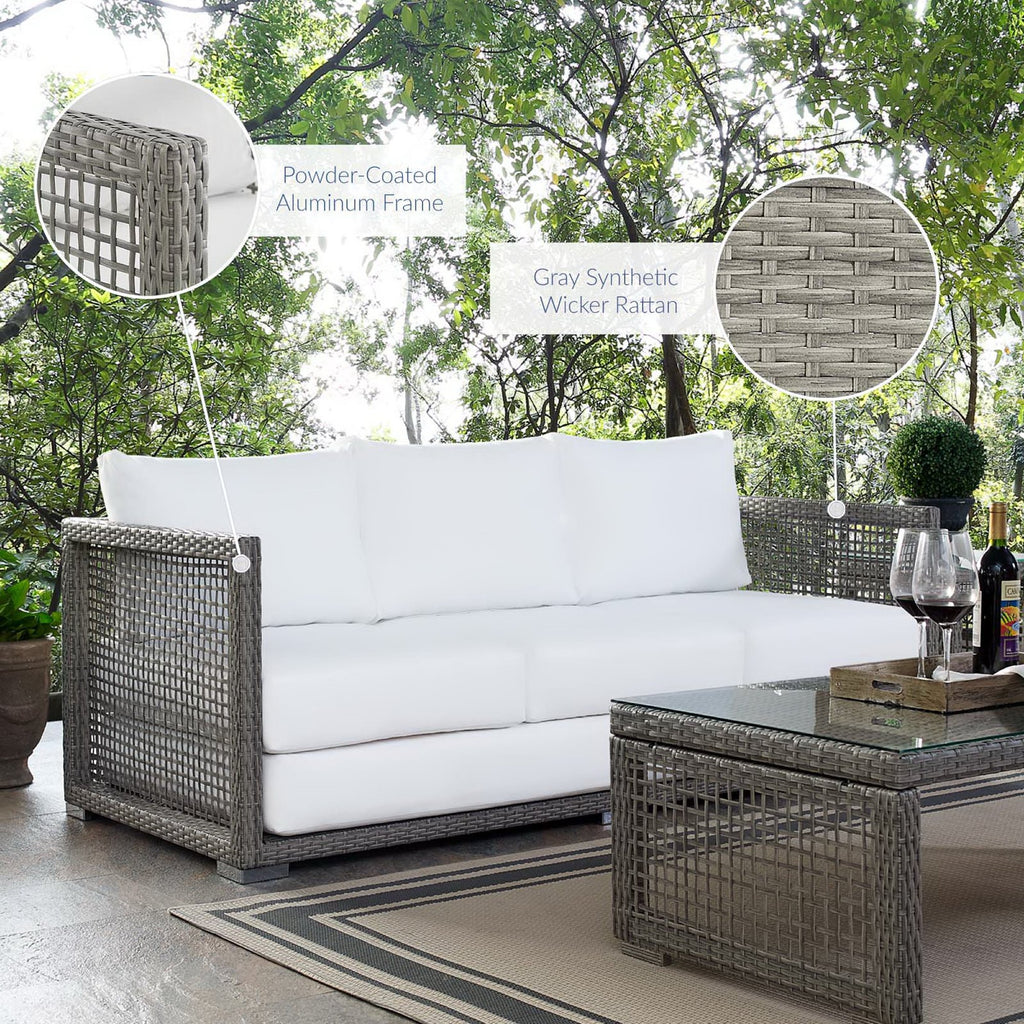 Acres Wicker Rattan Sofa