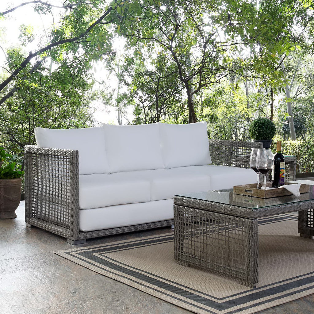 Acres Wicker Rattan Sofa