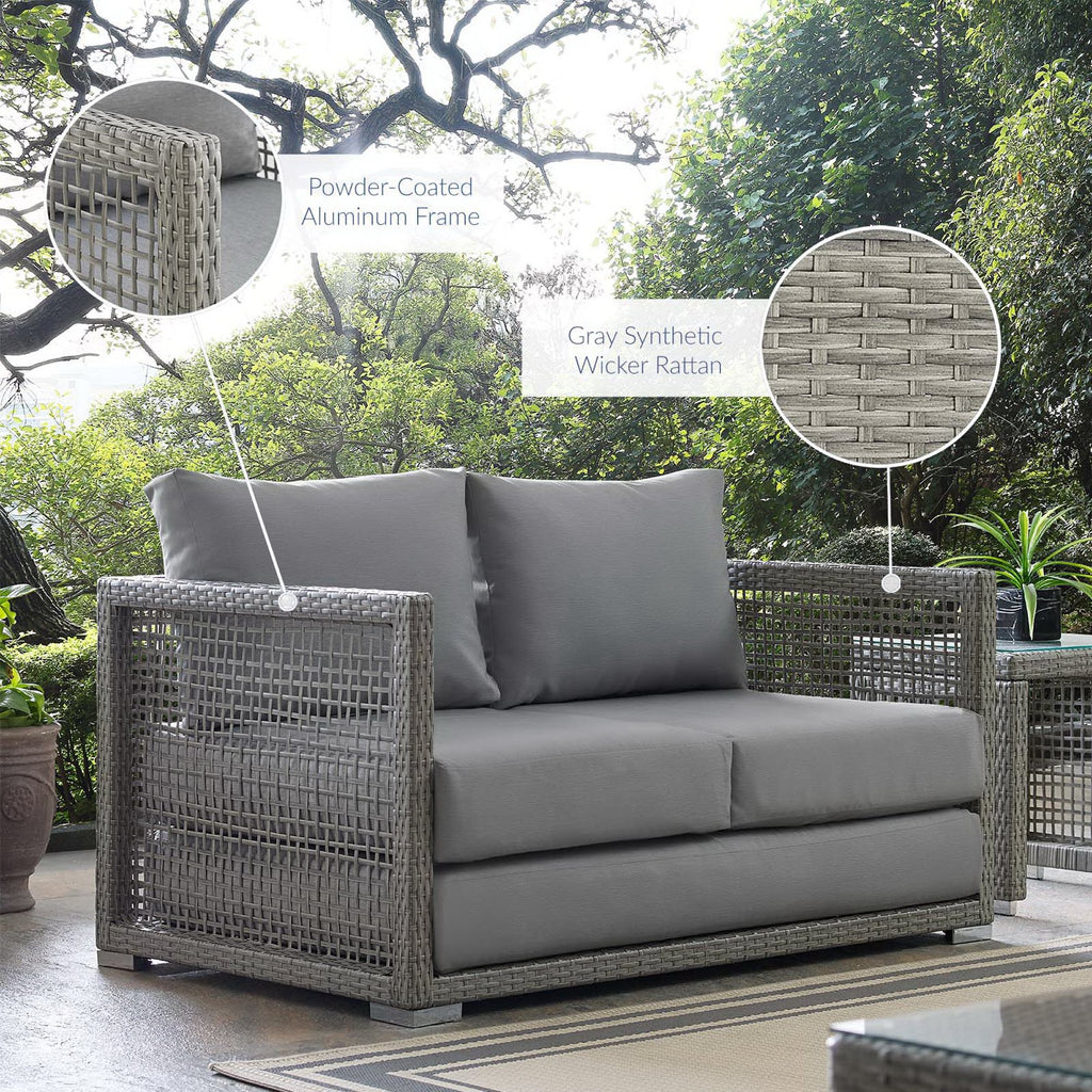 Acres Wicker Loveseat