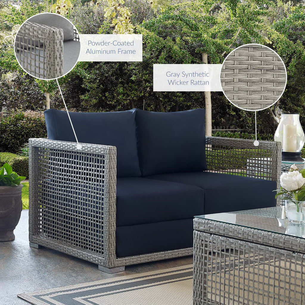 Acres Wicker Loveseat