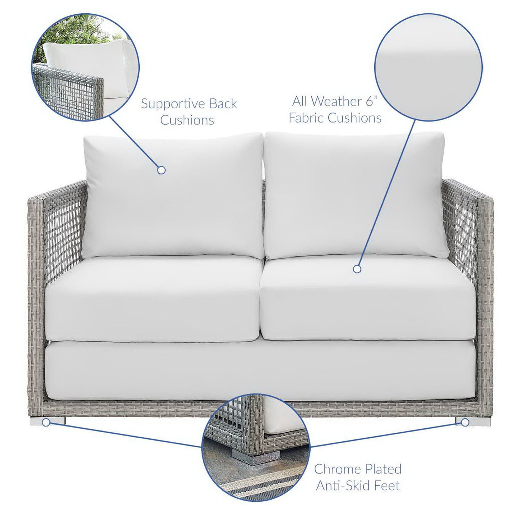 Acres Wicker Loveseat