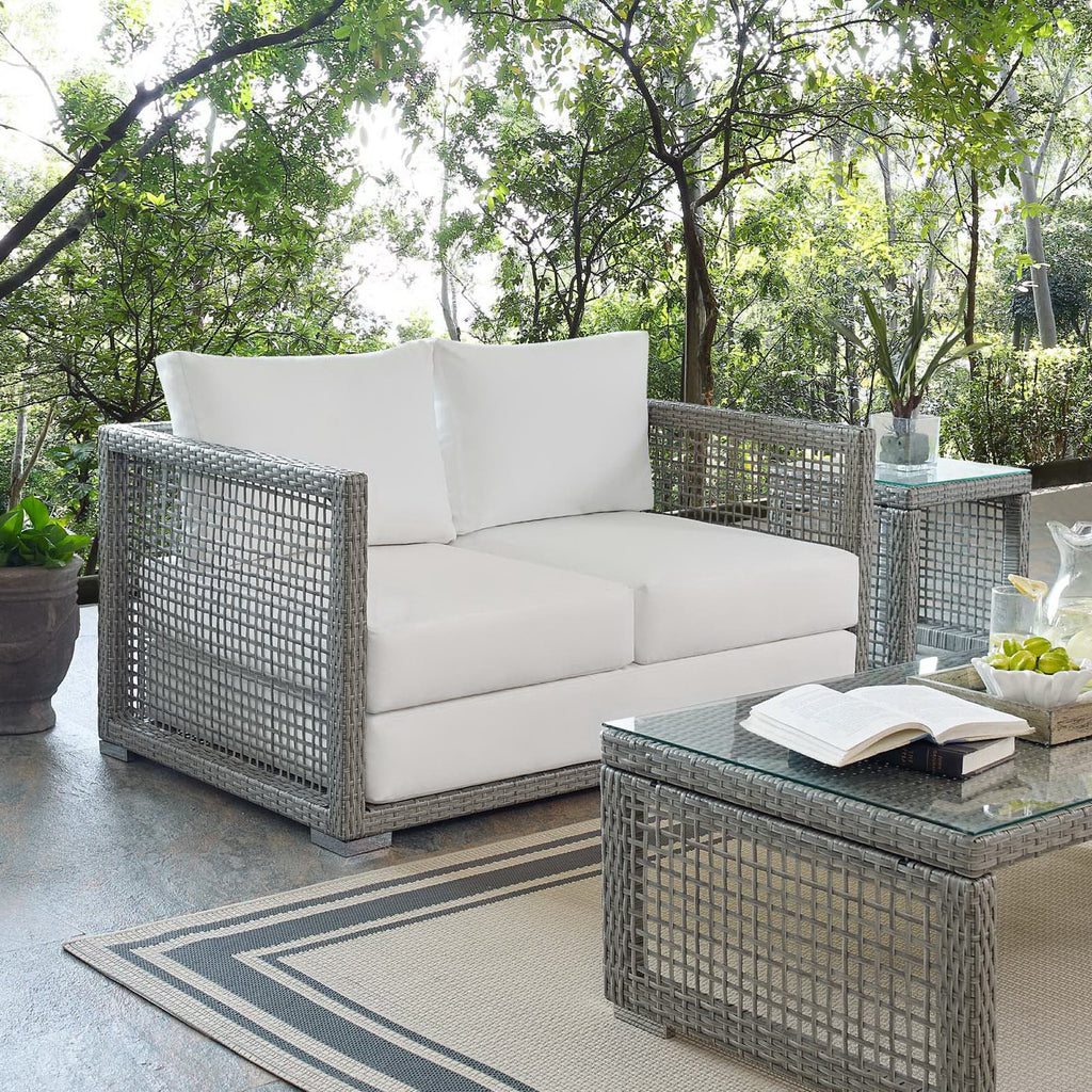 Acres Wicker Loveseat
