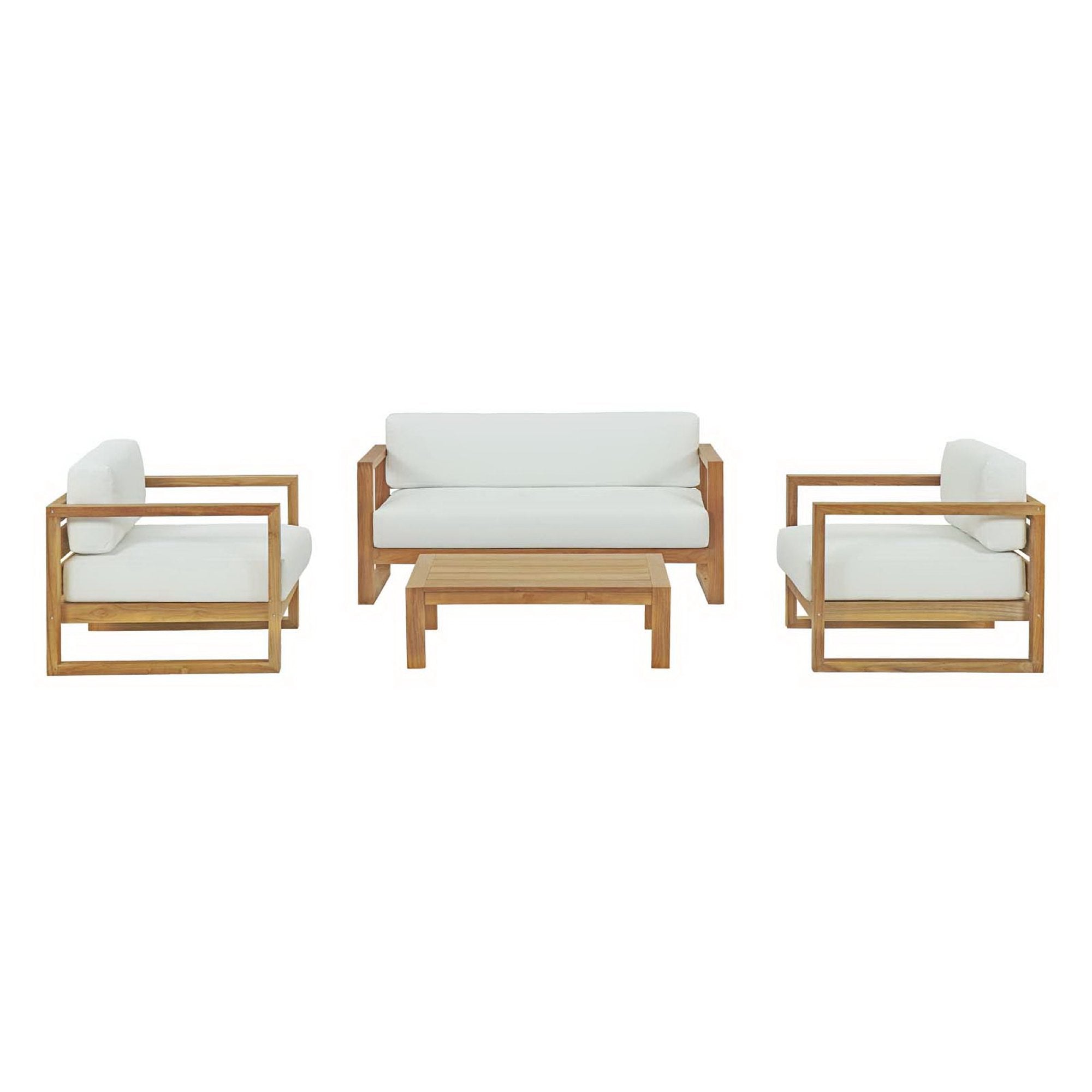 Euland 4 Piece Outdoor Teak Set