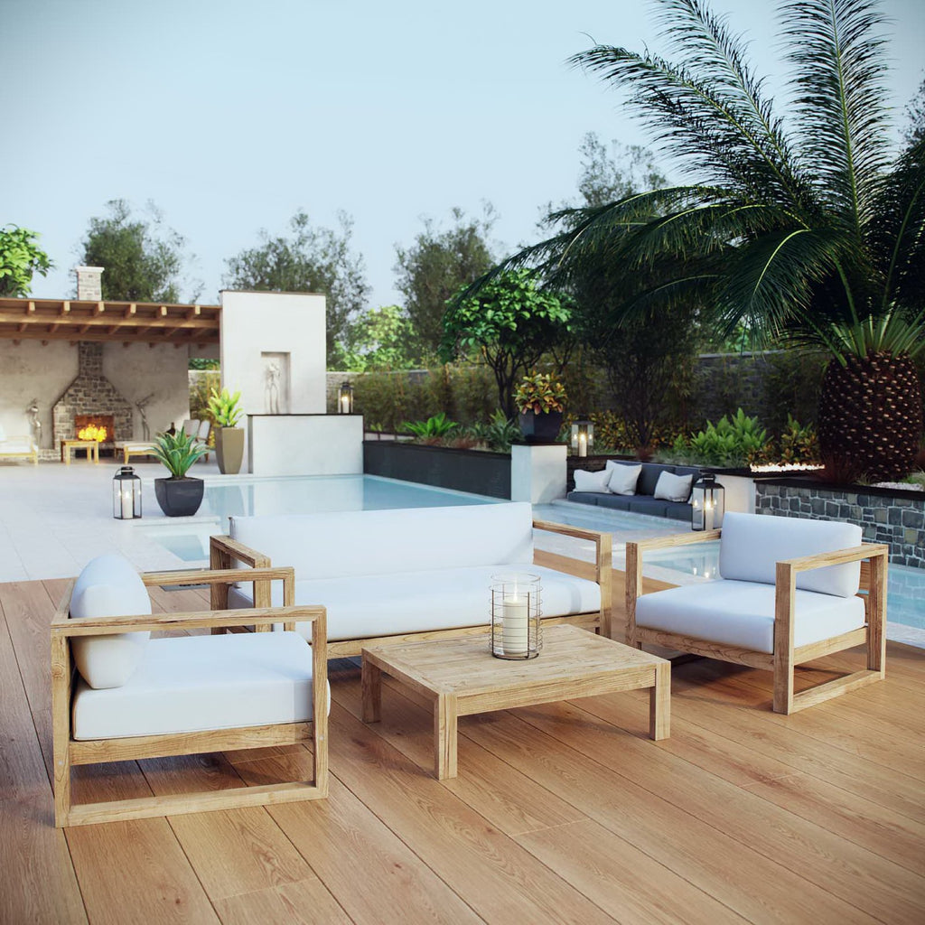 Euland 4 Piece Outdoor Teak Set