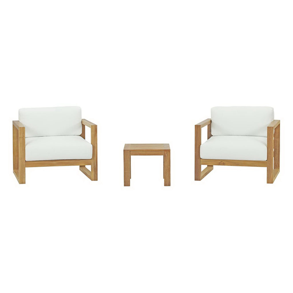 Euland 3 Piece Outdoor Teak Set