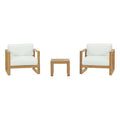 Euland 3 Piece Outdoor Teak Set