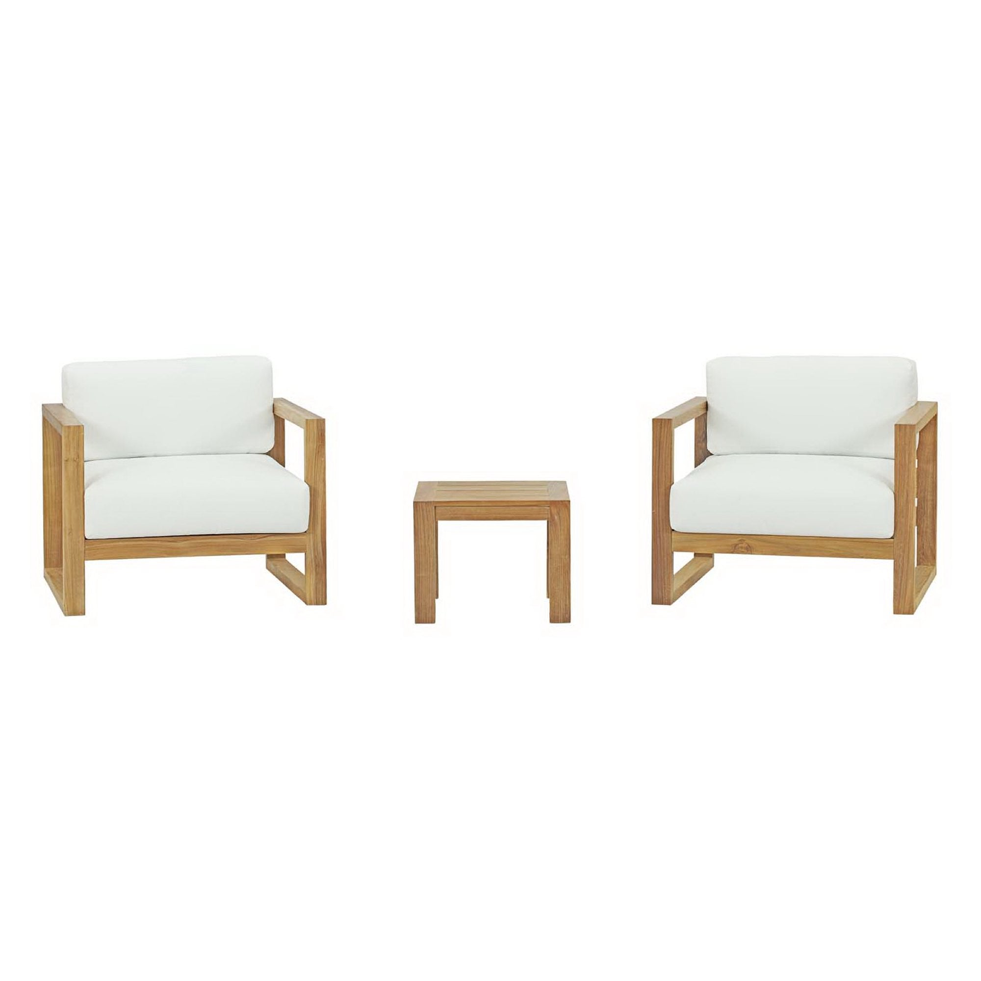 Euland 3 Piece Outdoor Teak Set