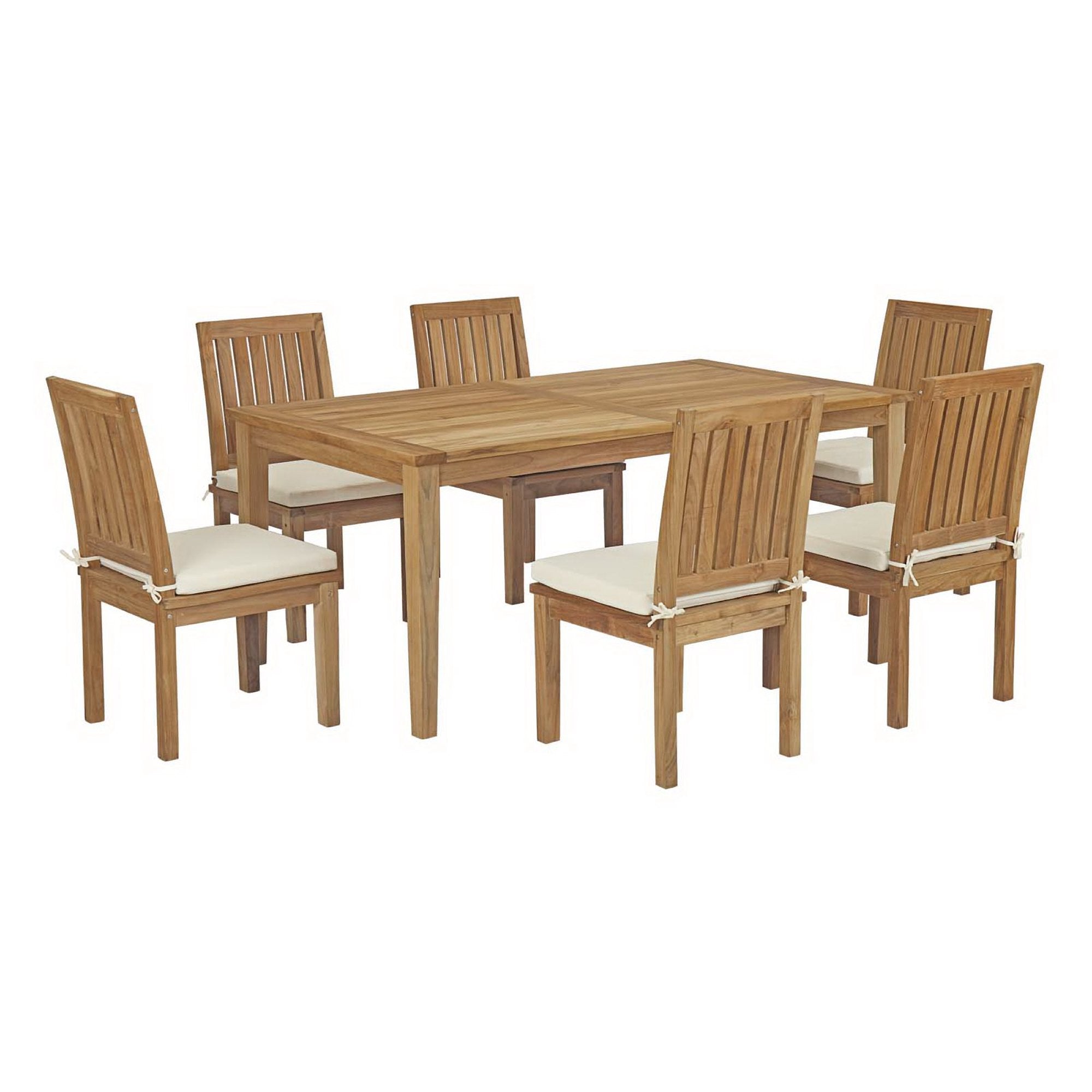 Melba 7 Piece Teak Dining Set