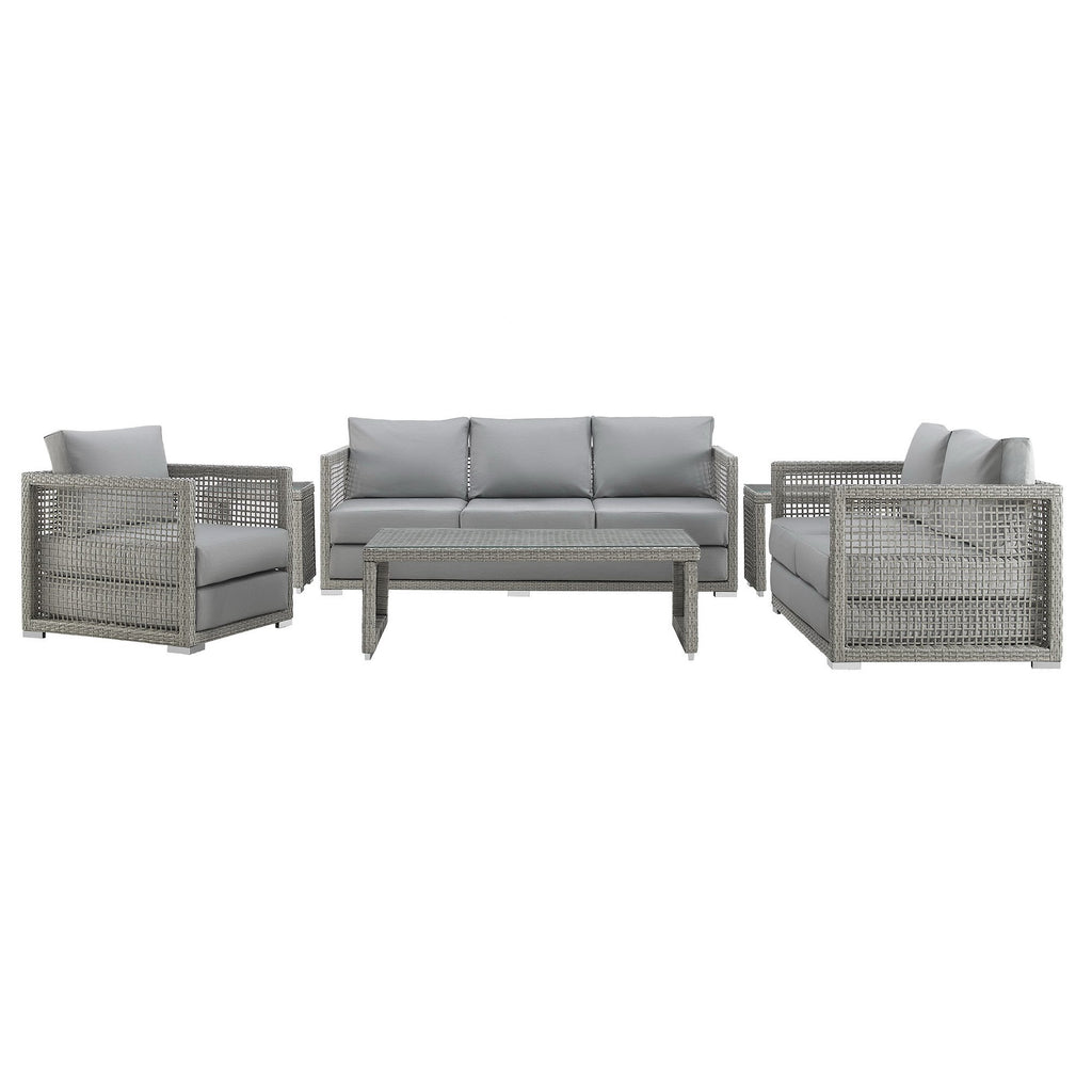 Acres 6 Piece Outdoor Wicker Rattan Set