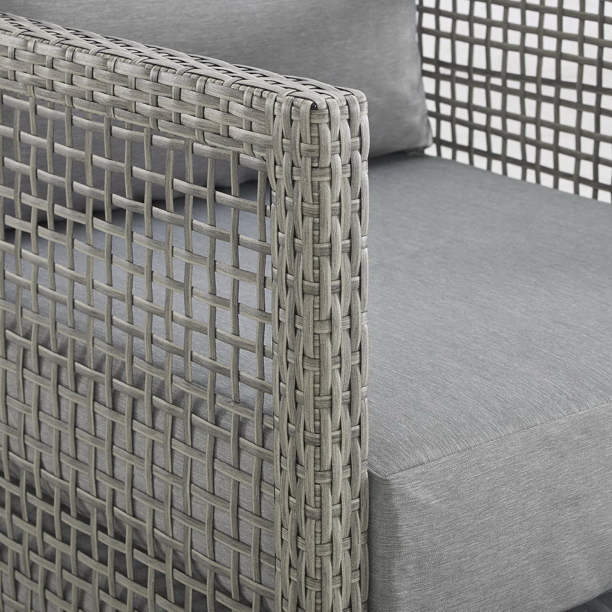 Acres 6 Piece Outdoor Wicker Rattan Set